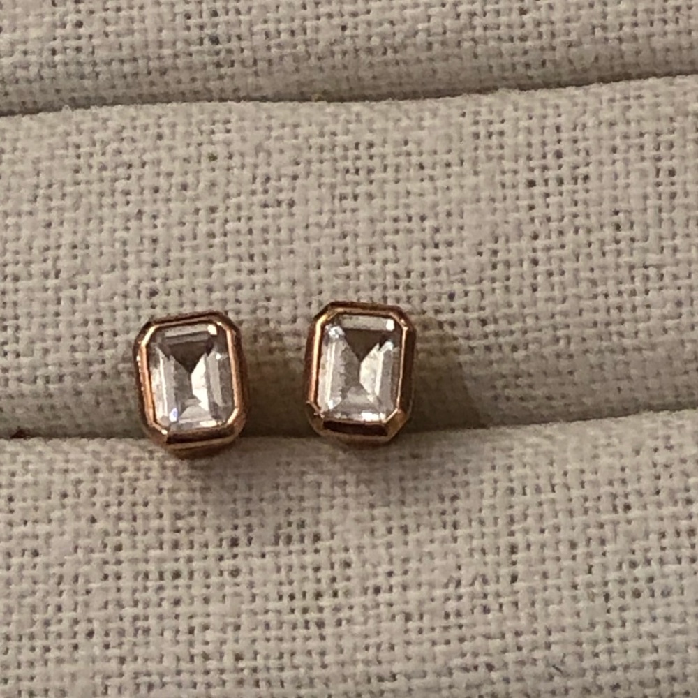 Michael Kors cubic zirconia stud earrings